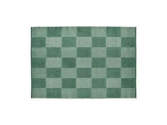 Check Alfombra Small 140x200 Green - HAY Promoción Exclusiva