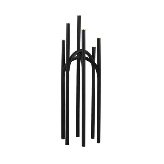 Stock Limitado Angui Portavelas H92 Negro/Oro - AYTM