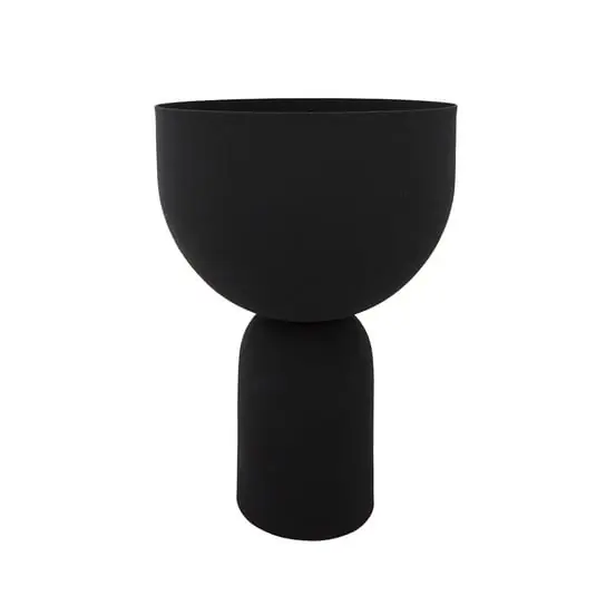 Mayoreo Torus Maceta Ø22 Negro/Negro - AYTM