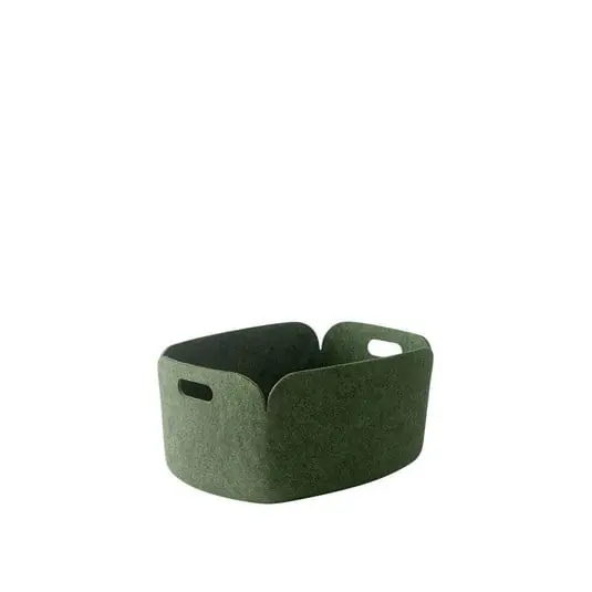 Restore Cesta 48x35 Oscuro Green - Muuto Precio Reducido