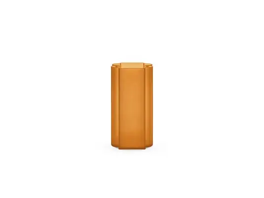 Okra Vase Tall Orange - Kartell Garantía De Devolución De Dinero