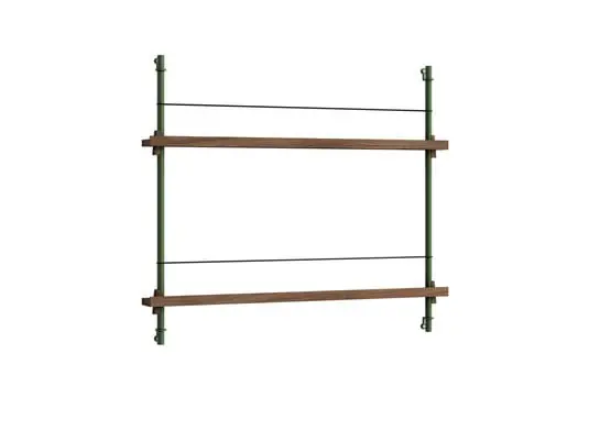 Magazine Shelving 65 Estante Smoked Oak/Pine Green - Moebe Descuento