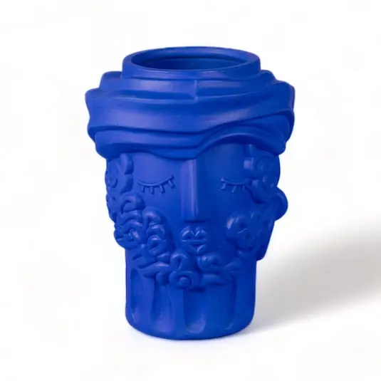 Magna Graecia Man Vase Azul - Seletti Artesanal