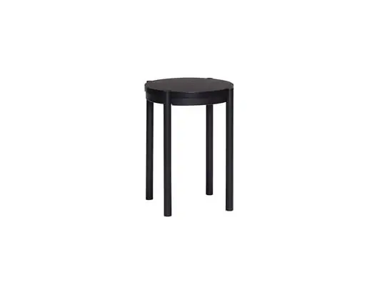 Oferta Limitada Oto Stool Black - Hübsch