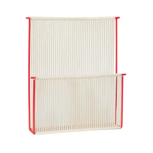 Oferta Flash String Wall Magazine Holder Red/White - Hübsch