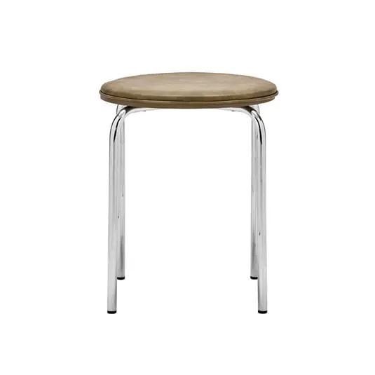 Mejor Calidad Taburete Comma caqui Poliéster Altura 45 cm - House Doctor