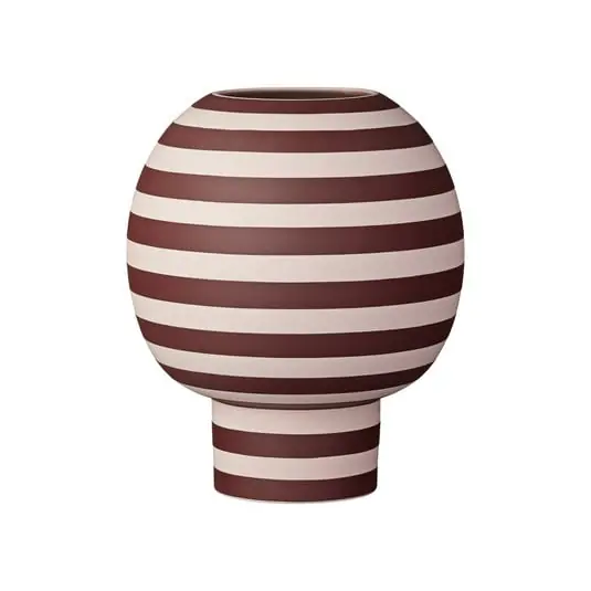 Entrega Rápida Varia Sculptural Vase Rose/Bordeaux - AYTM