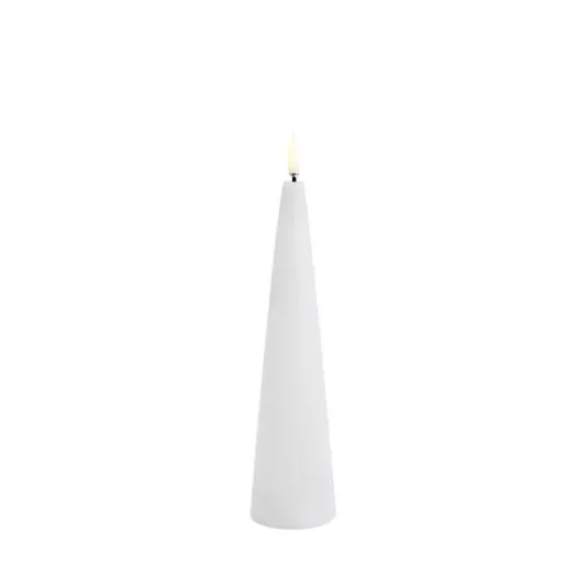 Vela LED 5,8 x 21,5 cm blanco/liso - Uyuni Lighting Precio Rebajado
