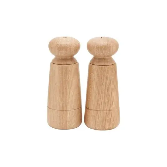 Wardha Juego de molinillo de sal y pimienta Oak - House Doctor Descuento