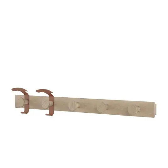 Marca Reconocida Avail Perchero de Pared Oak/Copper Brown - Muuto