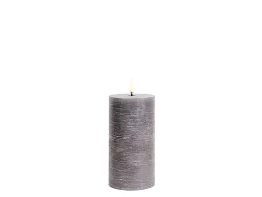 Marca Reconocida Pilar LED 7,8x15,2 cm Rustic Grey - Uyuni Lighting