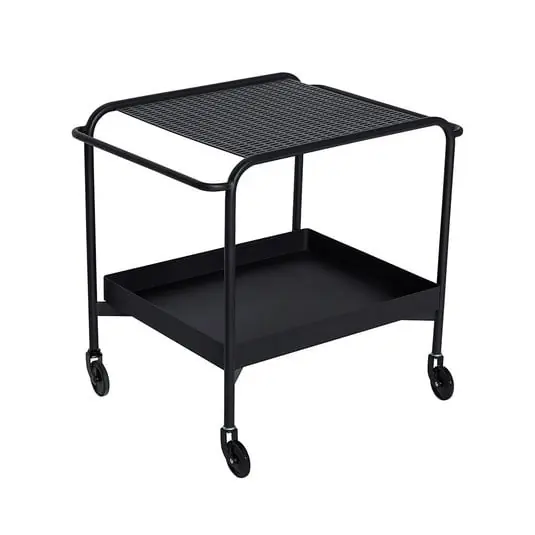Precio De Oferta Push Carrito Negro - Hübsch
