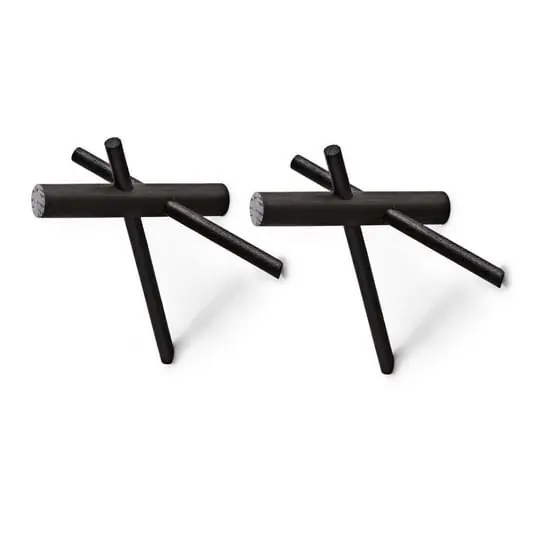 Sticks Colgador de Pared 2 pcs. Black - Normann Copenhagen Mayoreo