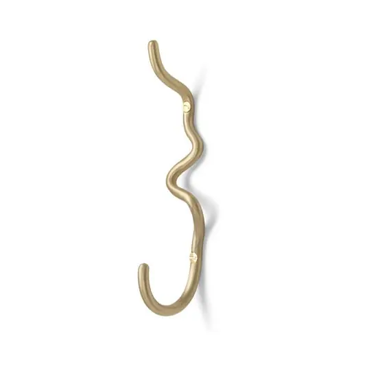 Curvature Colgador de Pared Brass - Ferm Living Pago Seguro