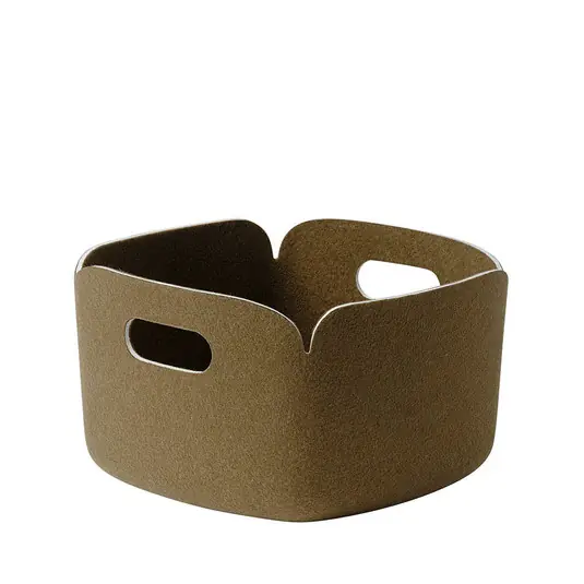 Precio De Oferta Restore Cesta 28x28 Brown Green - Muuto