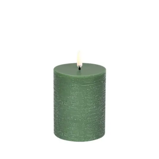 Vela LED. 7,8 cm, verde oliva - Uyuni Lighting Entrega Rápida