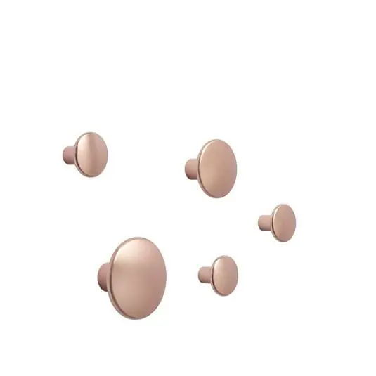 Dots Metal Set of 5 Rose - Muuto Barato