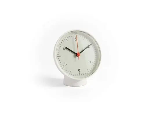 Table Clock White - HAY Ordenar Ahora Mismo