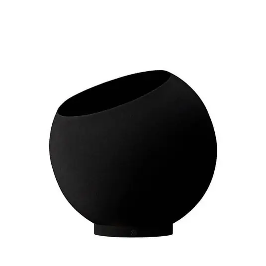 Maceta Globe Ø37xH32,3 Negro - AYTM Liquidación