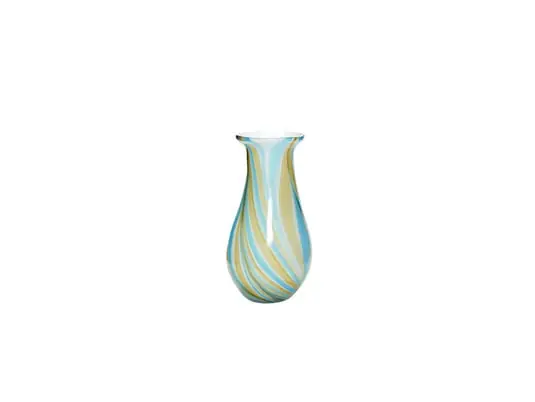 Envío Internacional Kaleido Vase Blue/Yellow - Hübsch