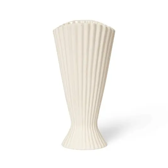 Fountain Vase Small Off-White - Ferm Living Edición Limitada