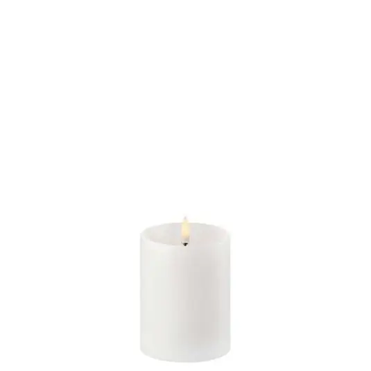 Vela cilíndrica LED 7,8 x 10 cm Nordic White - Uyuni Lighting A Buen Precio