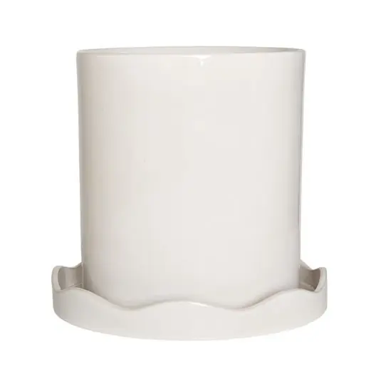 Descuento Maceta Nami grande blanca - OYOY Living Design