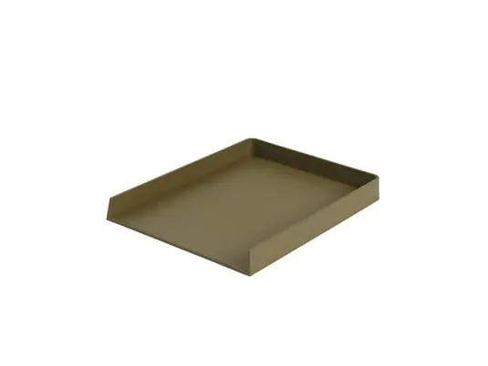 Hecho A Mano Arrange Desktop Bandeja 32x25 Brown Green - Muuto
