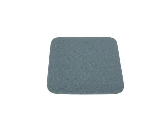 Curva Cojín de asiento para Taburete Dusty Azul Bouclé - AYTM Últimas Unidades