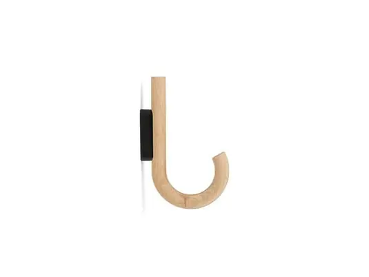 Hook Colgador de Pared Roble/Negro - GEJST Precio Bajo