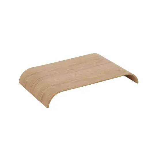 Tendencia Curva Bandeja para Estante L41xW25,3xH5,5 Oak - AYTM