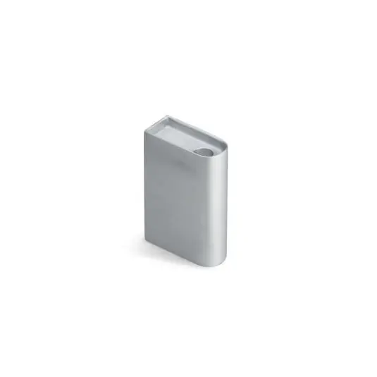 Premium Monolith Portavelas Medium Aluminio - Northern