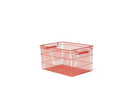Cala Stackable Caja organizadora Set of 2 Poppy Rojo - Ferm Living Moderno