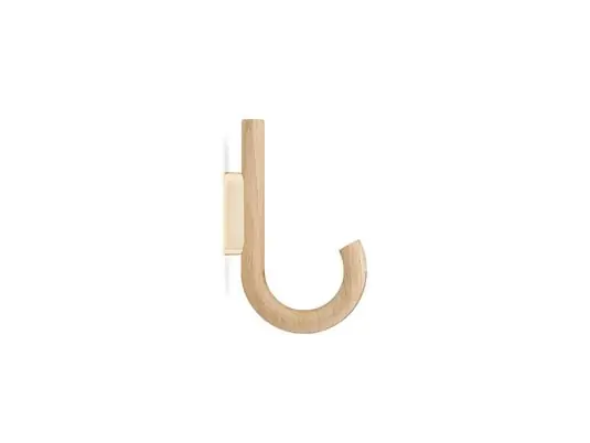 Promoción Exclusiva Hook Colgador de Pared Roble/Latón - GEJST