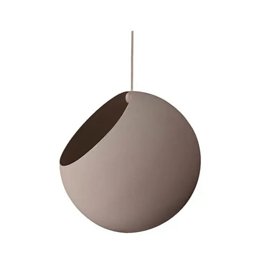 Maceta Globe Ø21xH32 gris topo - AYTM Bestseller