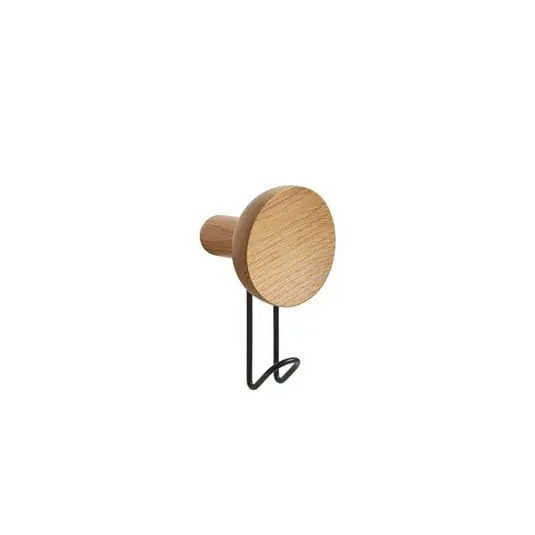 Around Colgador de Pared Large Oak/Black - Woud Barato