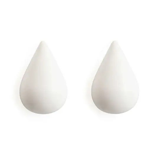 A Buen Precio Dropit Perchero 2 unidades grande blanco - Normann Copenhagen