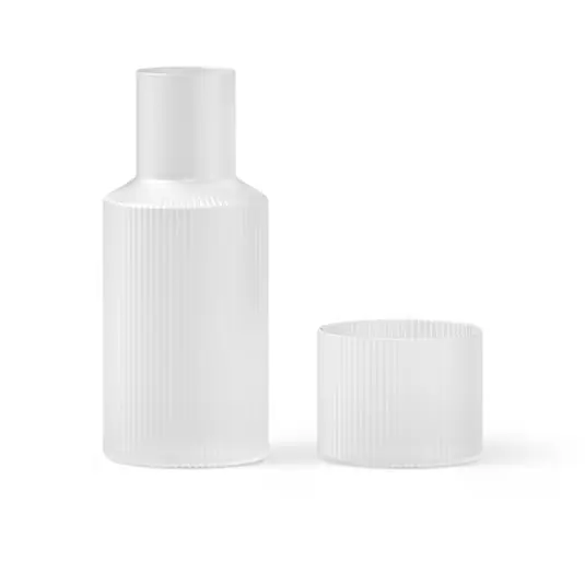Ripple Small Carafe Set Frosted - Ferm Living Entrega Rápida