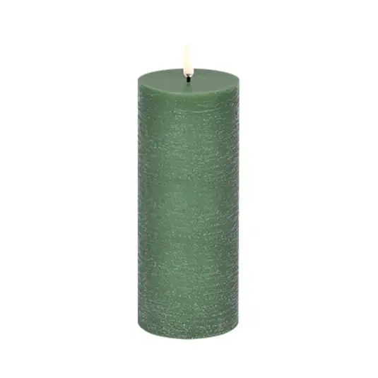 Vela LED, 20,3 cm, verde oliva - Uyuni Lighting Pedido Al Por Mayor