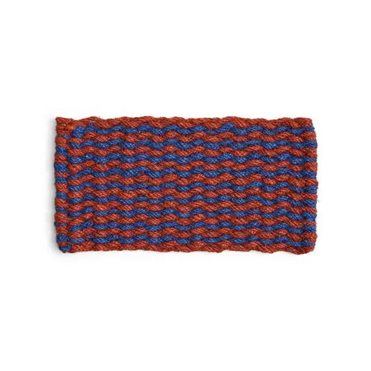 Novedad Coco Stripe Wave Felpudo Marrón/Navy - Hay