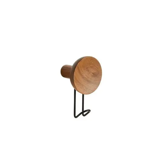 Around Colgador de Pared Large Walnut/Black - Woud Última Versión