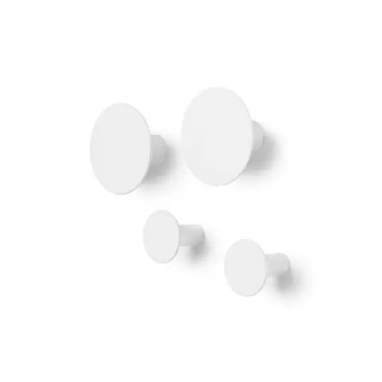 Imprescindible (Must-Have) Ponto Colgador de Pared 4 pcs. Lily White - Blomus