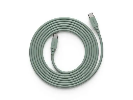 Cable USB-C a USB-C, verde, longitud 2 m - AVOLT Original