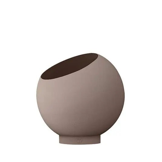 Globe Maceta Ø21xH18,8 Taupe - AYTM Premium