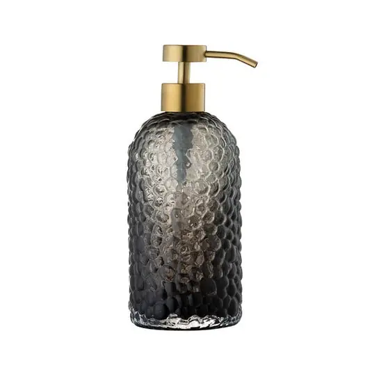 Dispensador de jabón Arura pequeño negro/dorado - AYTM Envío Inmediato