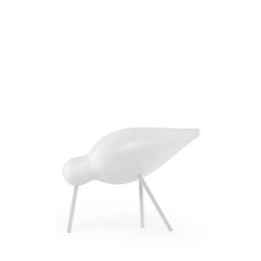Stock Limitado Shorebird Escultura Medium White/White - Normann Copenhagen