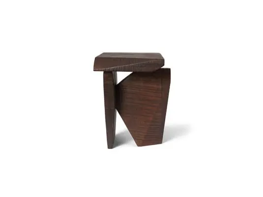 Mesa auxiliar Silva Piece de madera de mango oscura - ferm LIVING Devolución Gratuita