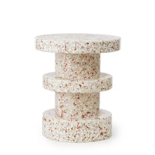 Taburete Bit Stack, blanco, altura 42 cm - Normann Copenhagen Precio De Fábrica