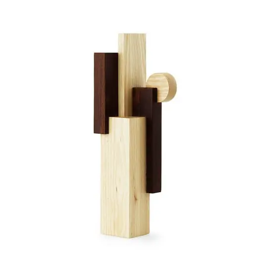 Pedido Al Por Mayor Escultura Join grande, natural/marrón, altura 40 cm - Normann Copenhagen