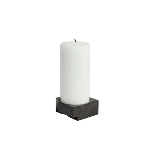 Jeu de dés 3 Portavelas Black Marble - Woud Envío Internacional